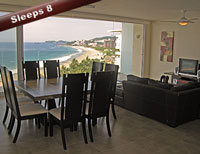 Ixtapa Vacation Condo - View of ocean and living area