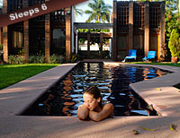 Ixtapa Vacation Home - Back yard and pool